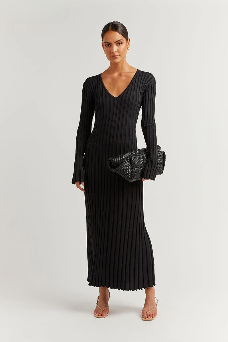 Serafina Knitted Midi Dress