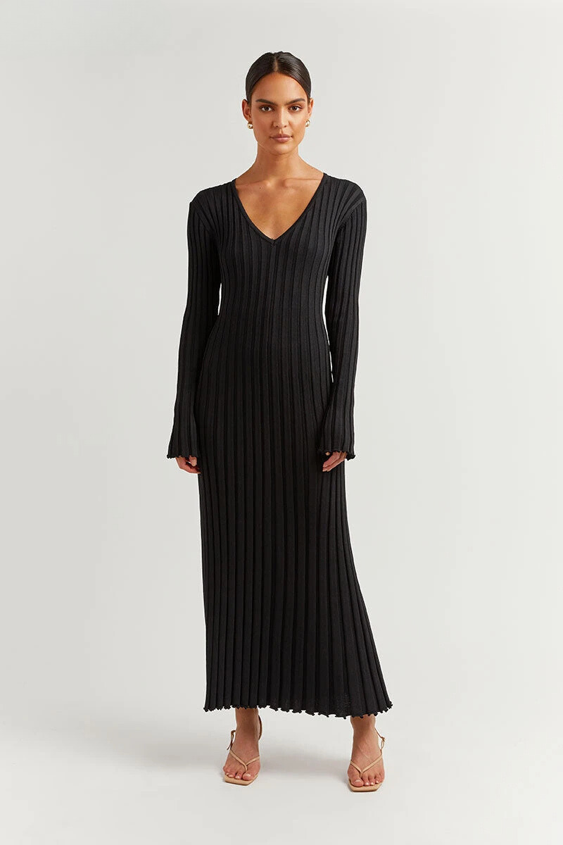 Serafina Knitted Midi Dress