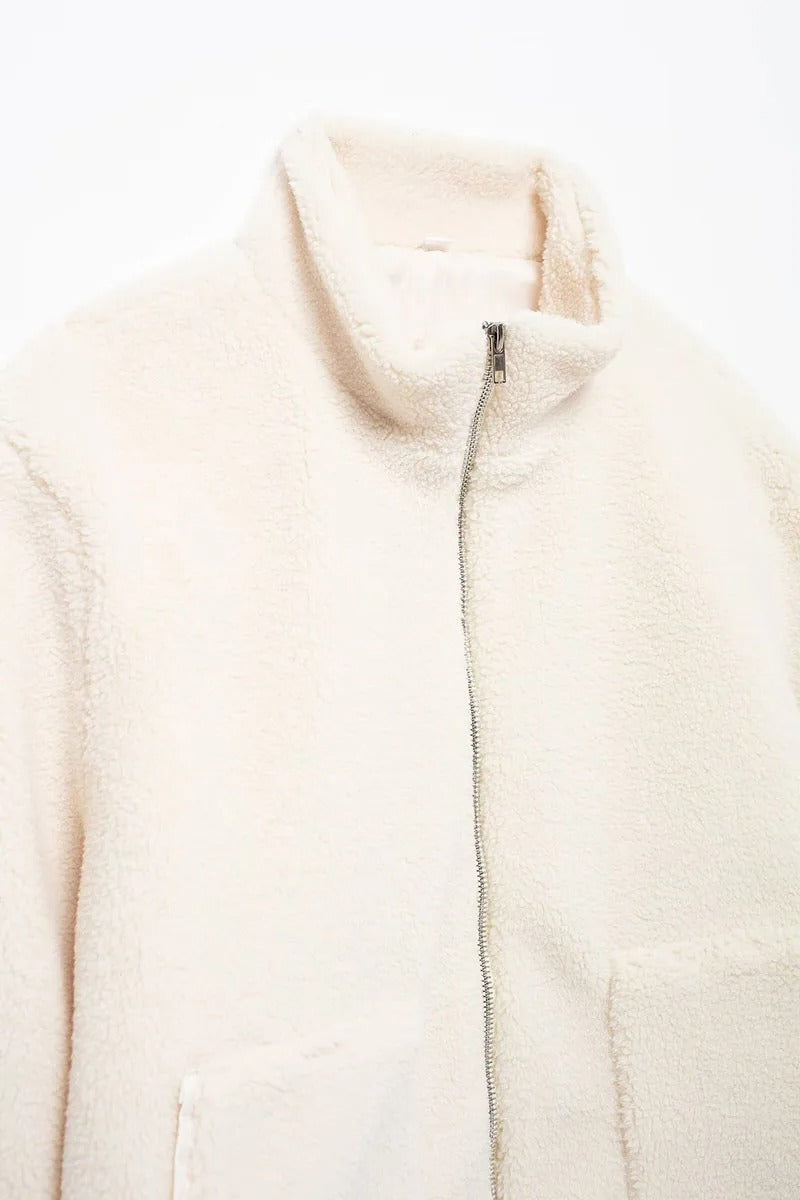 Livia Oversized Warm Fleece Jacket