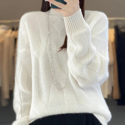 Clara Loose Knit Wool Sweater