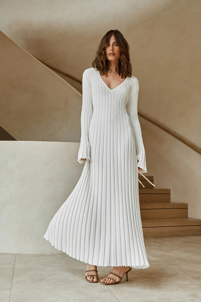 Serafina Knitted Midi Dress