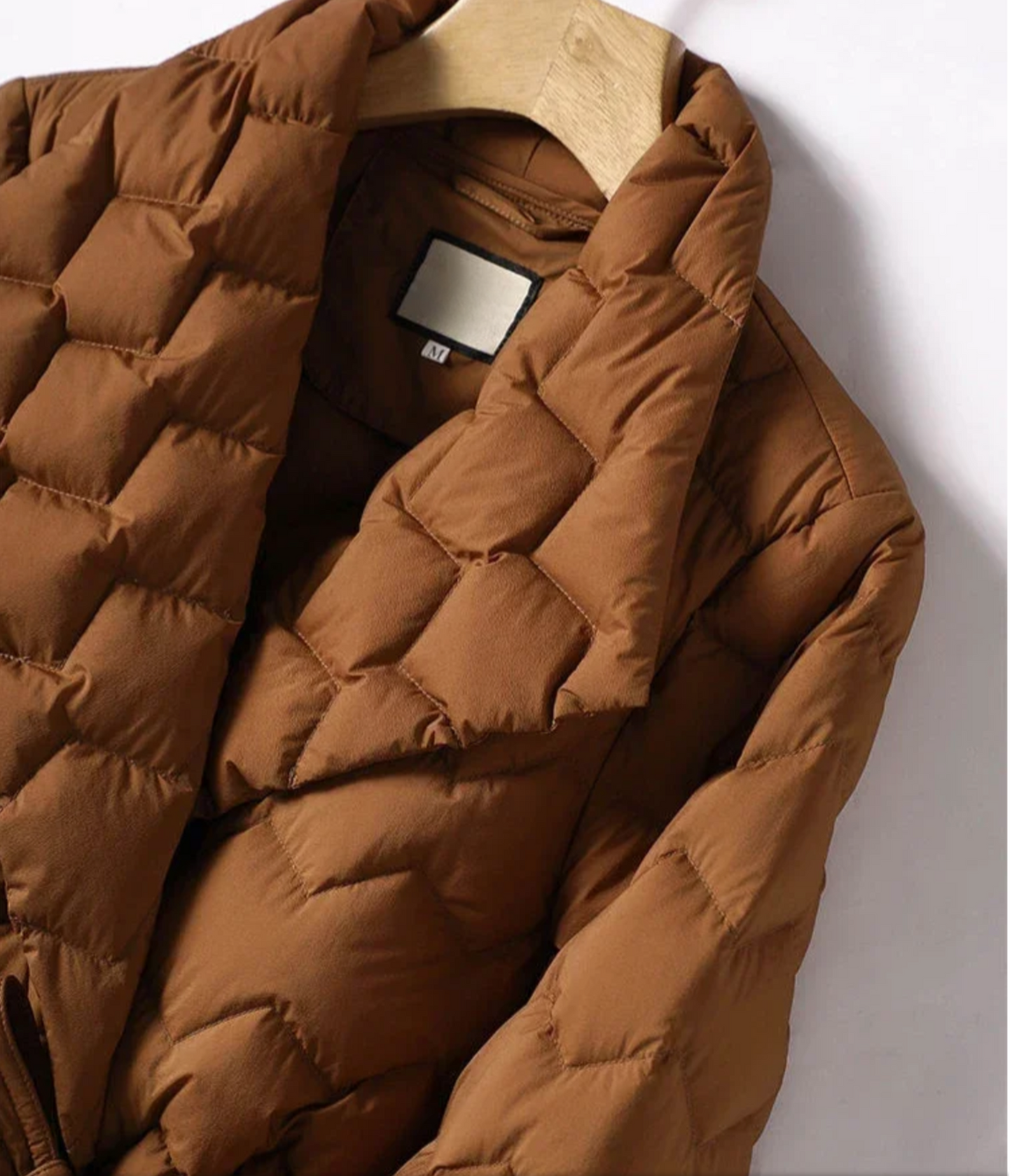 Serena Luxurious Belted Down Jacket