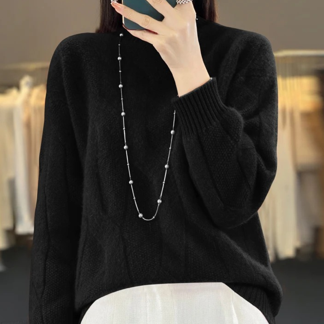 Clara Loose Knit Wool Sweater