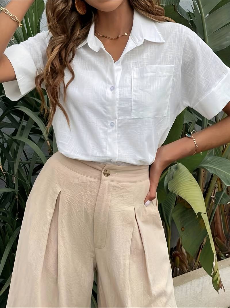 Elena Buttoned Blouse