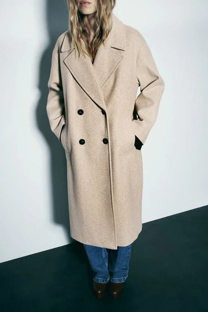 Alessia Chic Long Coat Jacket