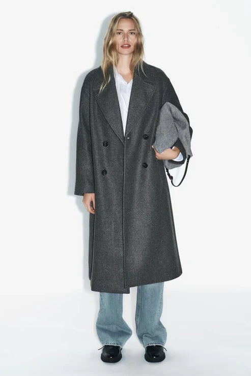 Alessia Chic Long Coat Jacket