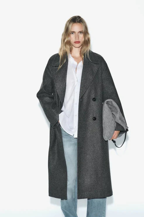 Alessia Chic Long Coat Jacket