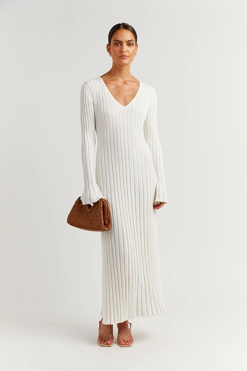 Serafina Knitted Midi Dress