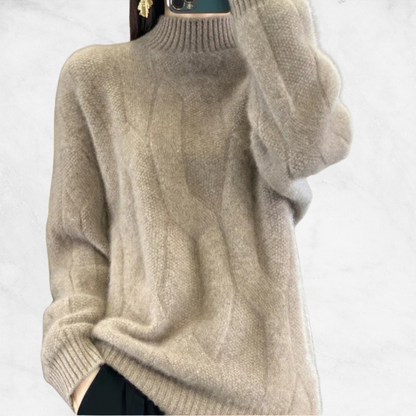 Clara Loose Knit Wool Sweater