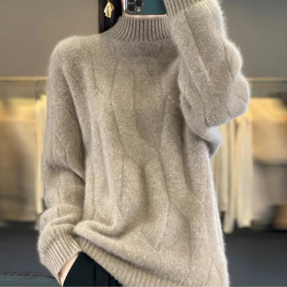 Clara Loose Knit Wool Sweater