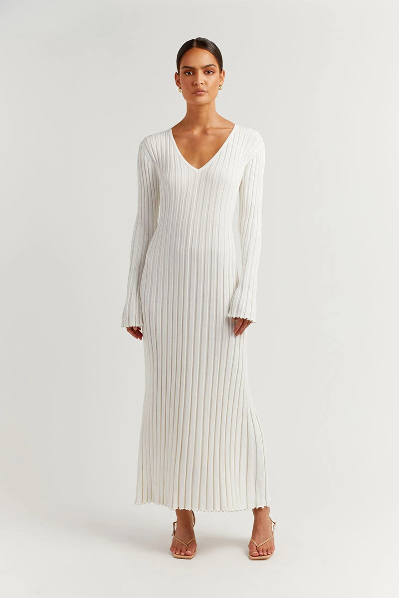 Serafina Knitted Midi Dress