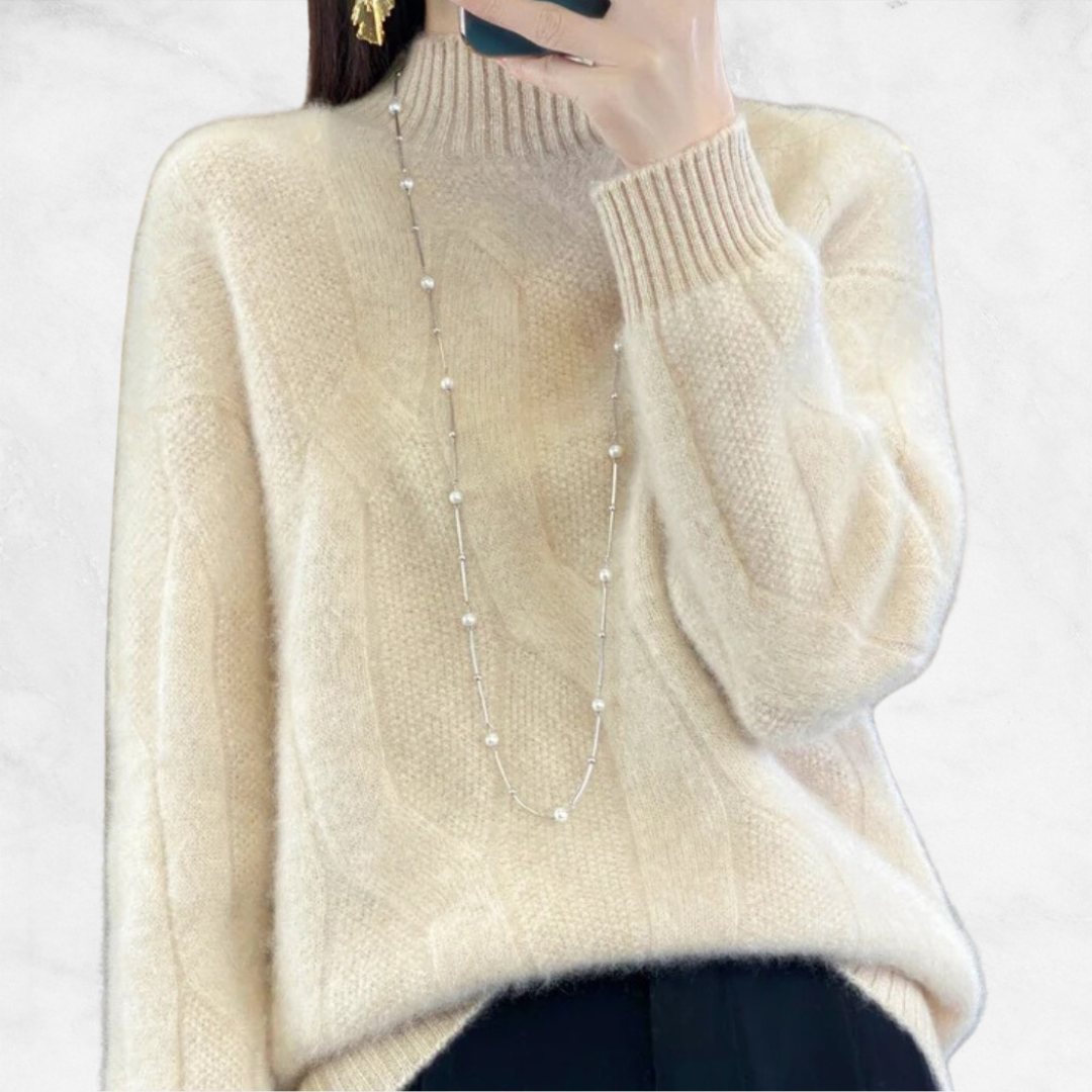 Clara Loose Knit Wool Sweater