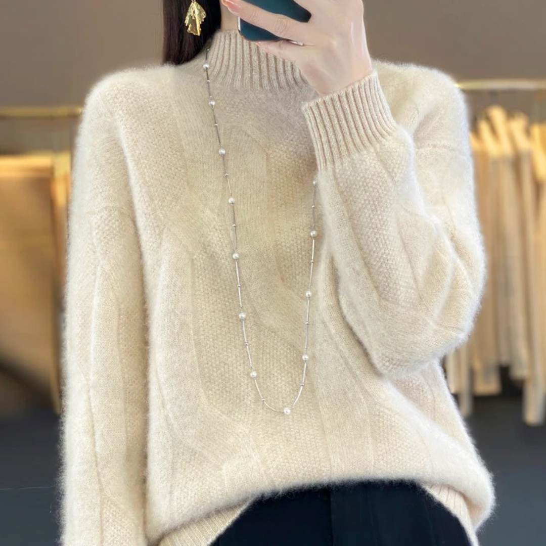 Clara Loose Knit Wool Sweater