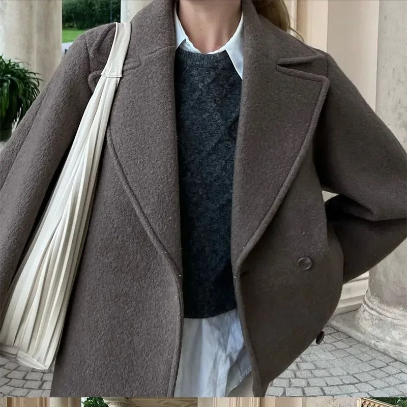 Teresa Revers Wool Coat