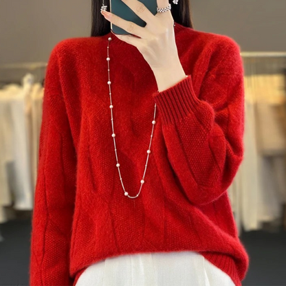 Clara Loose Knit Wool Sweater