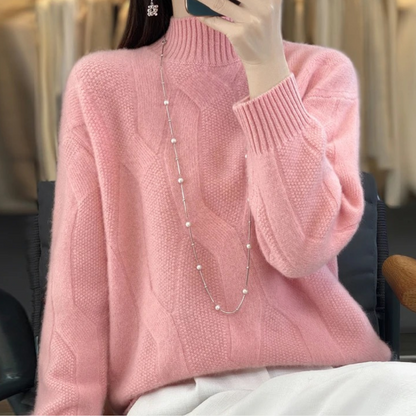 Clara Loose Knit Wool Sweater