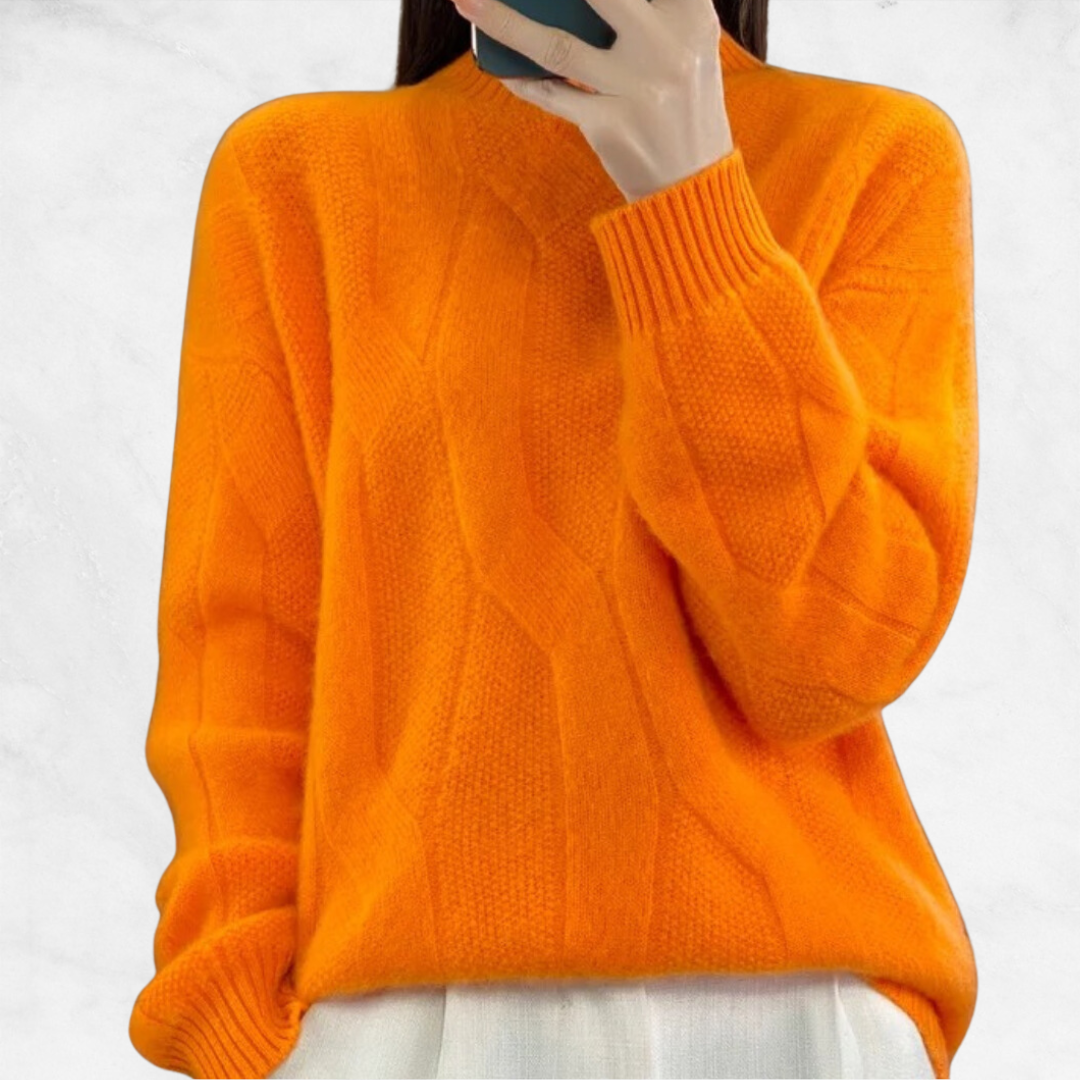 Clara Loose Knit Wool Sweater