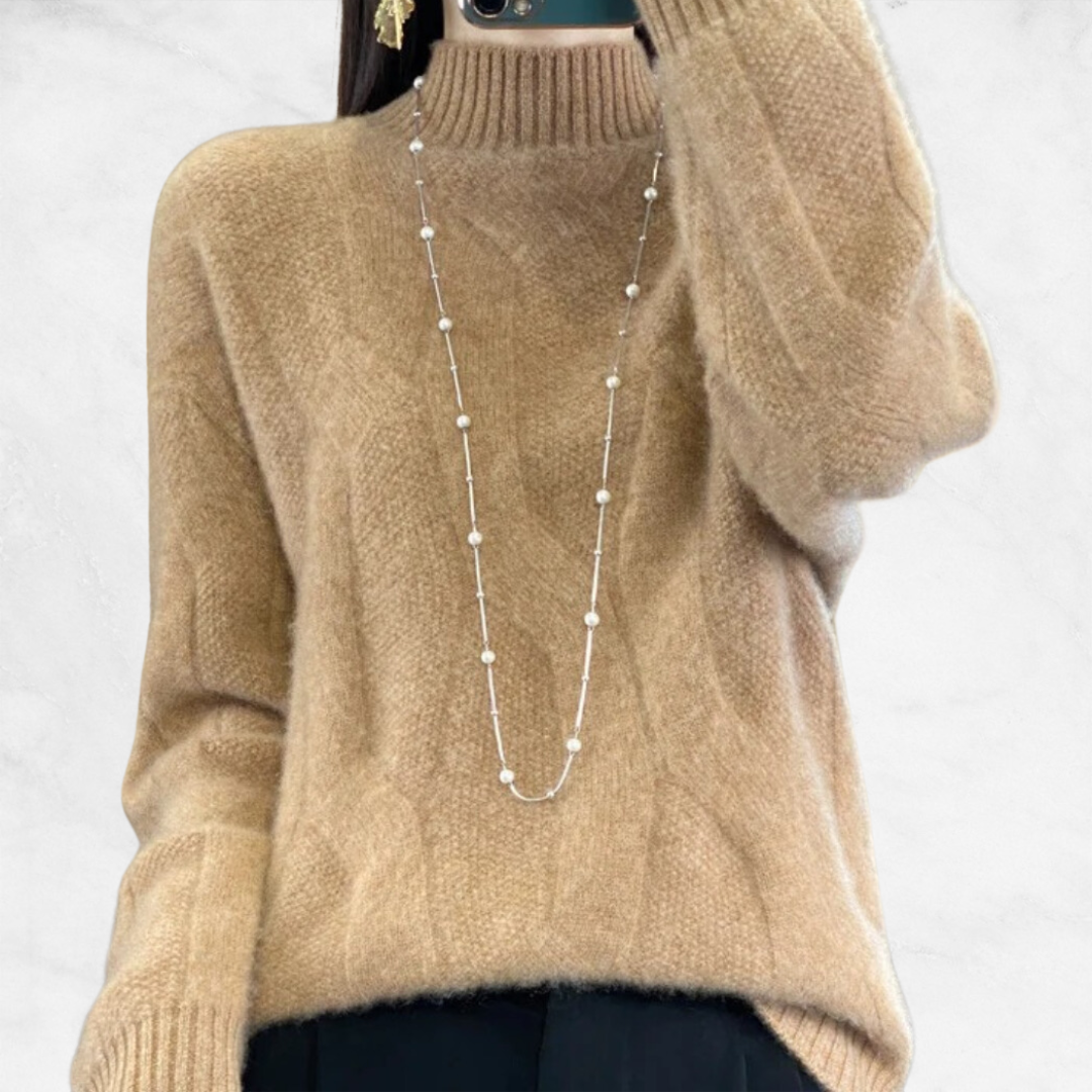 Clara Loose Knit Wool Sweater