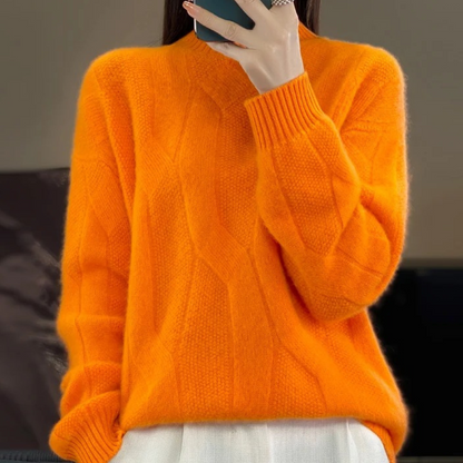 Clara Loose Knit Wool Sweater