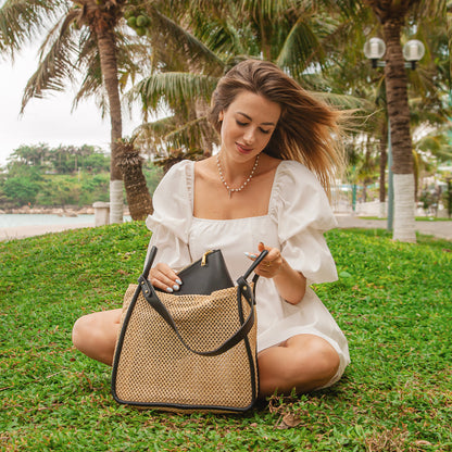 Giulia Magnifica Straw Tote