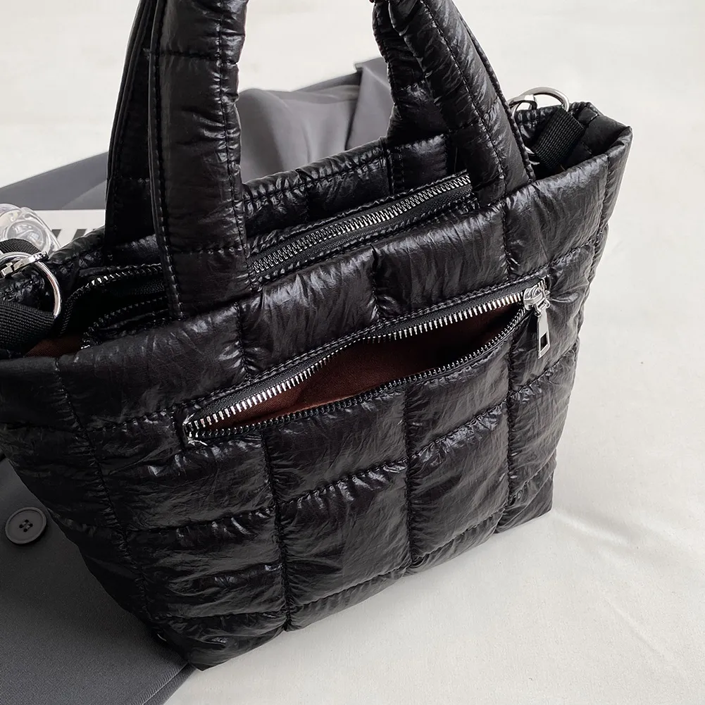 Oliva Eterna Puffer Tote