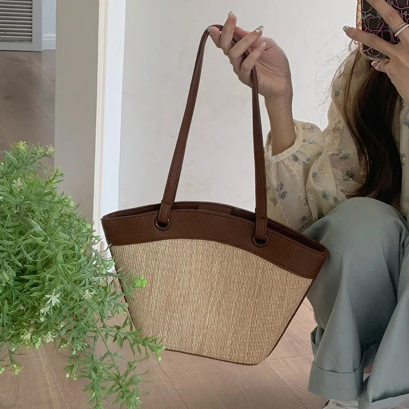 Daniela Aurelia Straw Tote