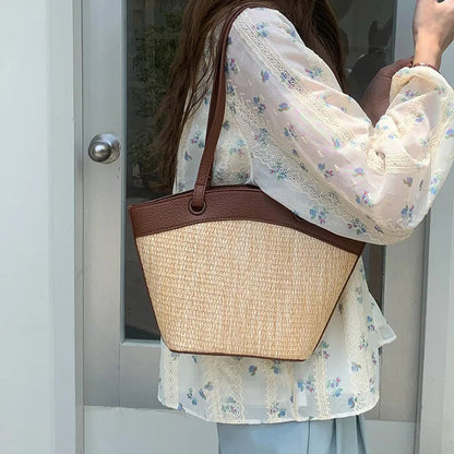 Daniela Aurelia Straw Tote