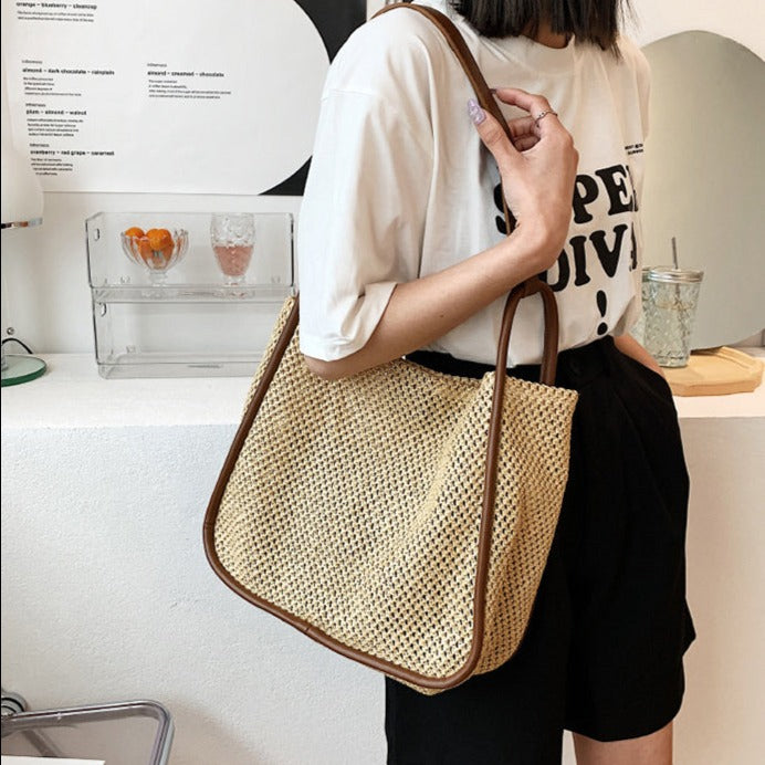 Giulia Magnifica Straw Tote