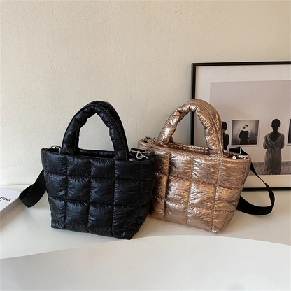 Oliva Eterna Puffer Tote