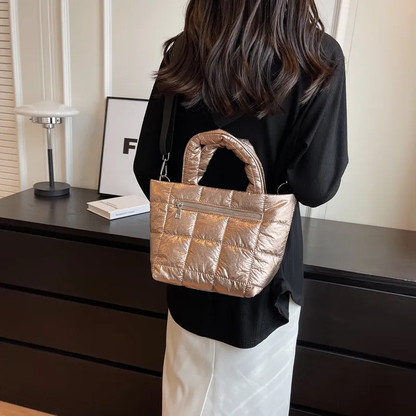 Oliva Eterna Puffer Tote