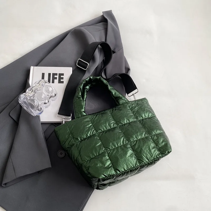 Oliva Eterna Puffer Tote