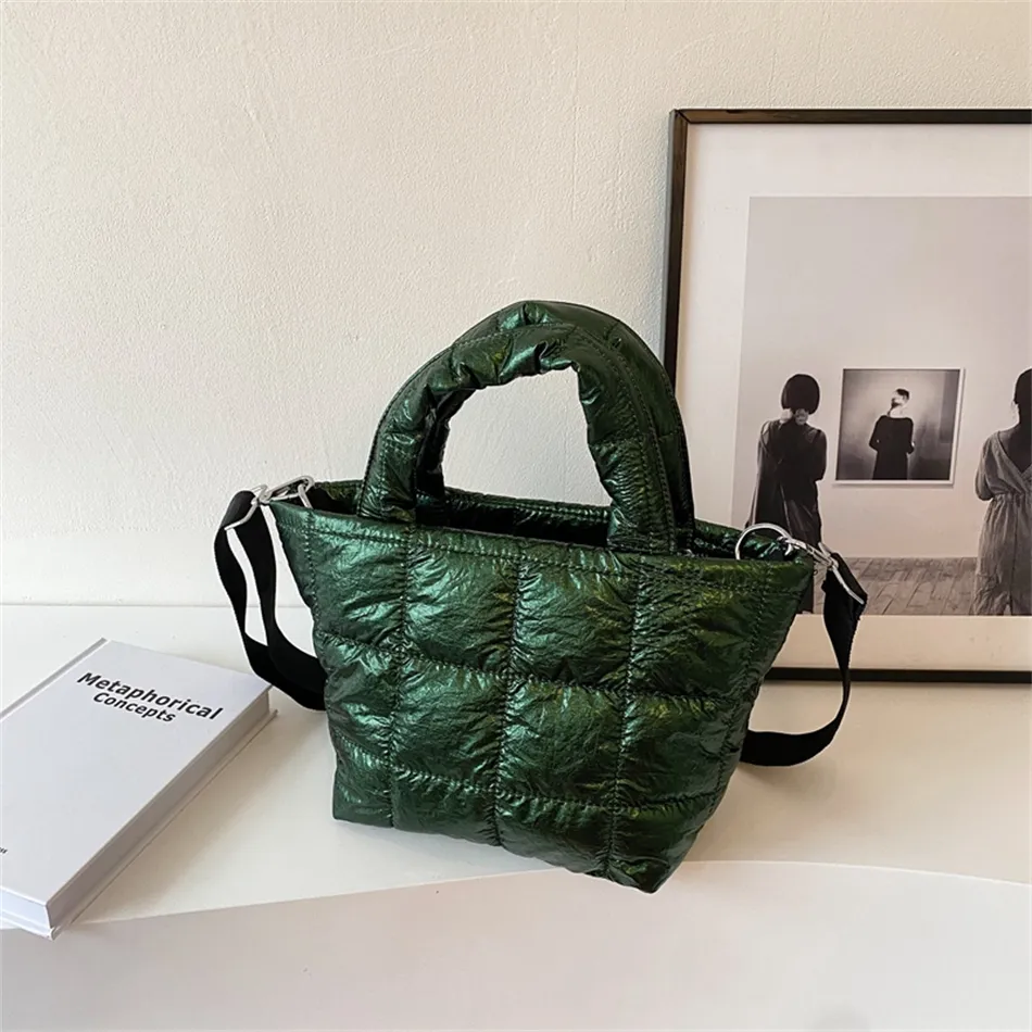 Oliva Eterna Puffer Tote