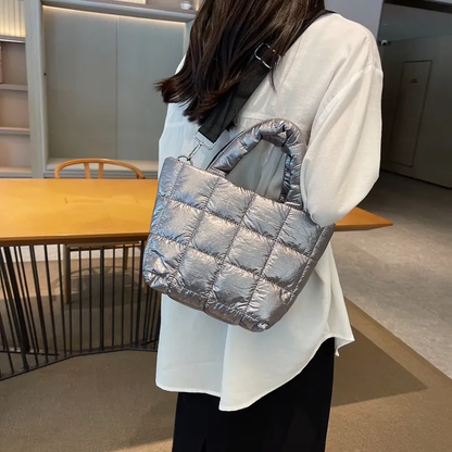 Oliva Eterna Puffer Tote