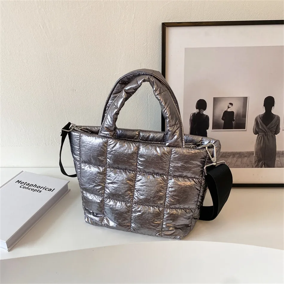 Oliva Eterna Puffer Tote