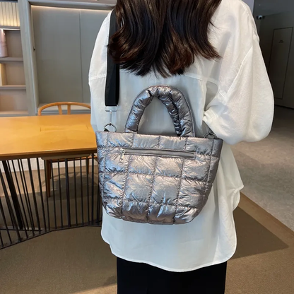 Oliva Eterna Puffer Tote