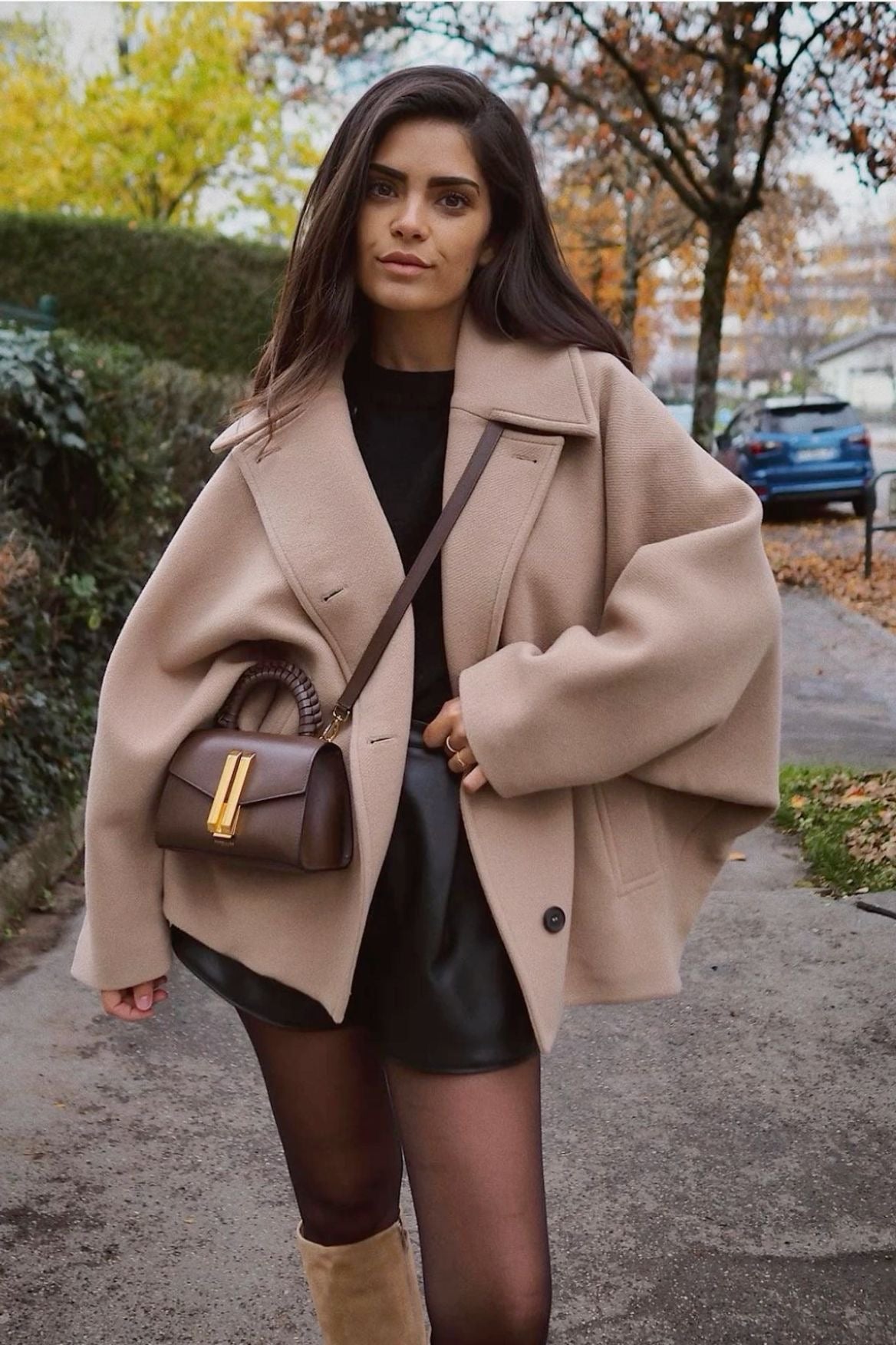 Giovanna Oversized Wool Coat