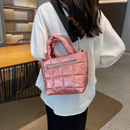 Oliva Eterna Puffer Tote