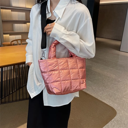 Oliva Eterna Puffer Tote