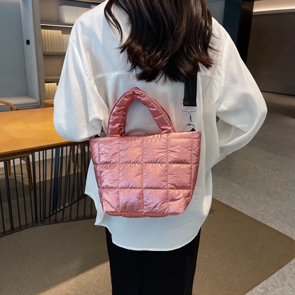 Oliva Eterna Puffer Tote