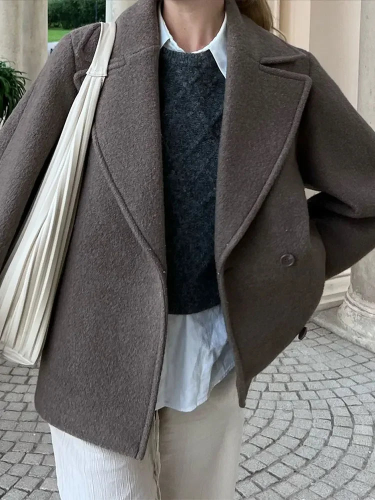 Teresa Revers Wool Coat