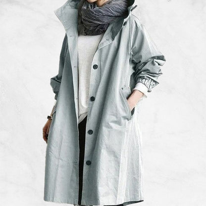 Maria Elegant Water-Resistant Trench Coat