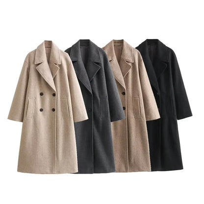 Alessia Chic Long Coat Jacket