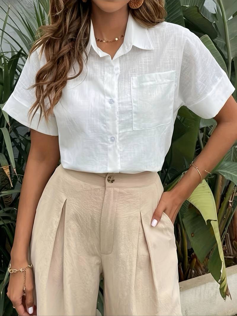 Elena Buttoned Blouse