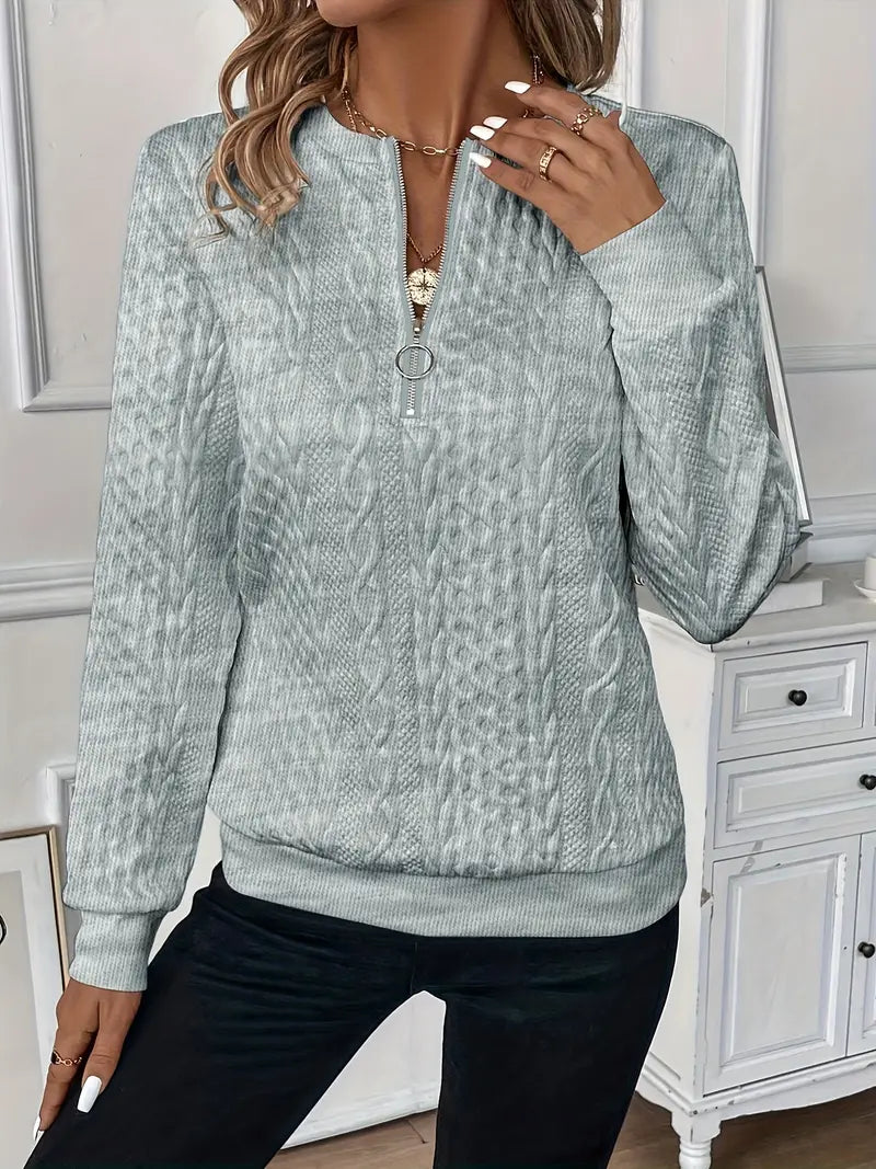 Bella Zipper Sweater