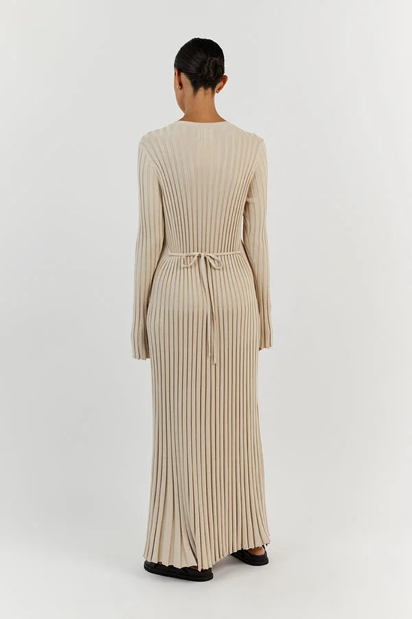 Lucia Ribbed Midi Dress