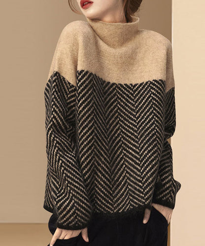 Gianna™ Retro Half-Turtleneck Sweater