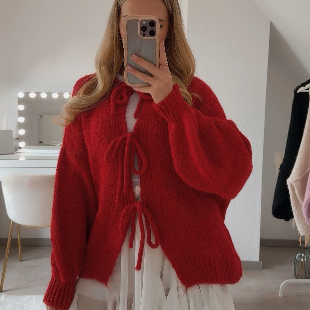 Oversized Rosalind Chunky Knit Cardigan