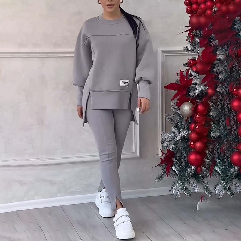 Women's Casual Sweatshirt Leggings Set